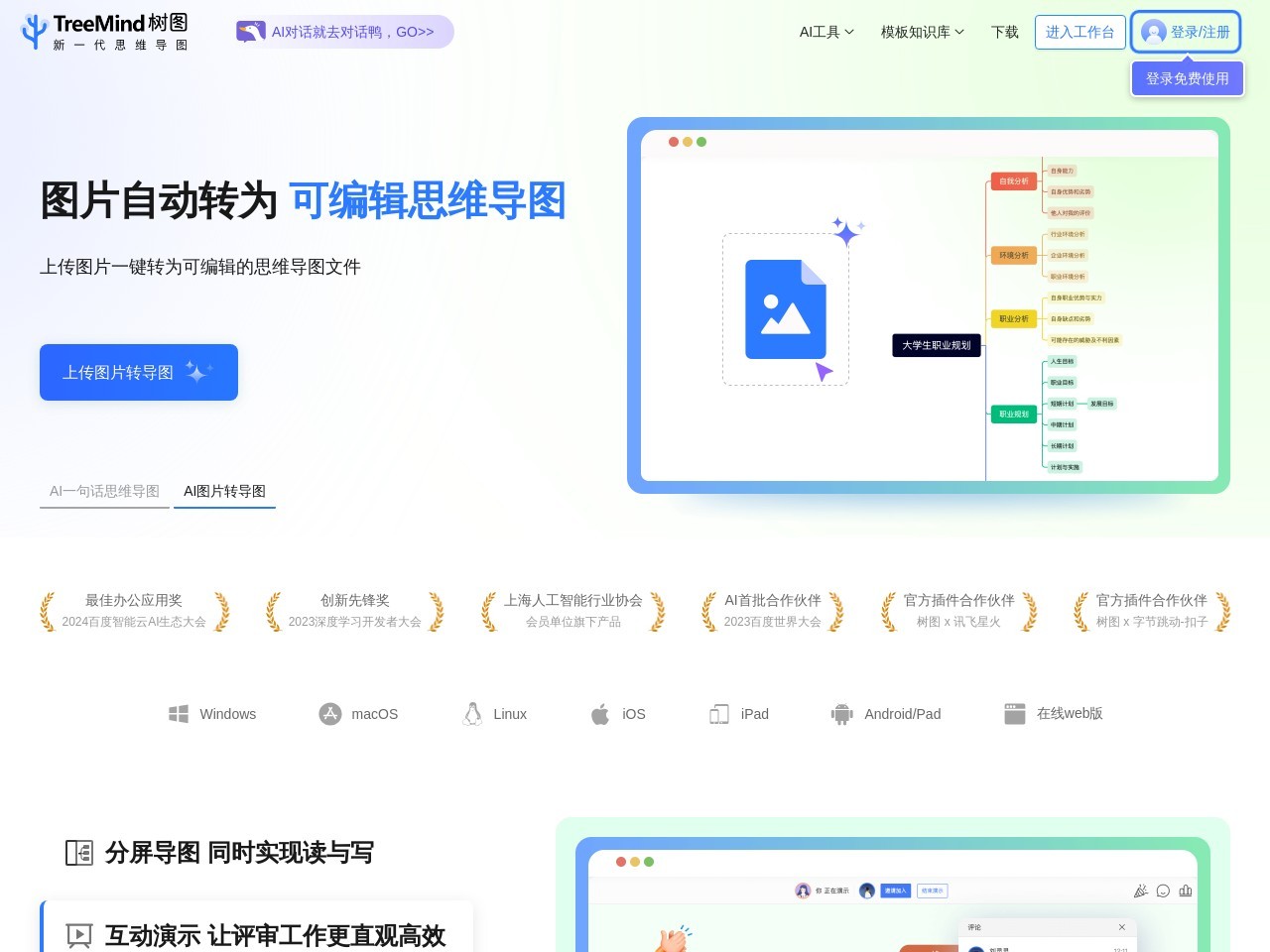 点击放大图片 TreeMind树图